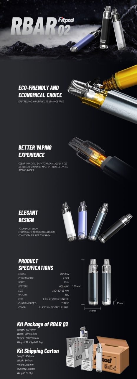 S__3039295_0 - 複製 - 複製 【果汁公園】FITPOD RBAR Q2 質感在線 可重複注油一次性 ❀