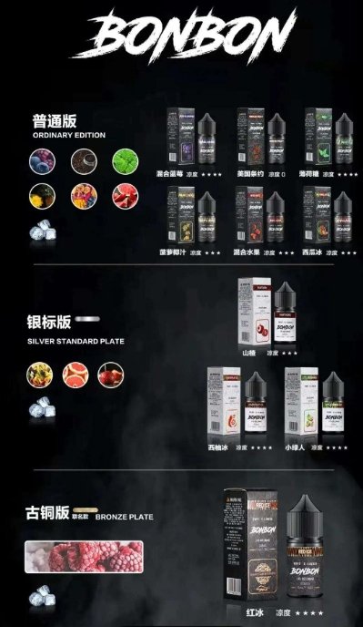 1735457658102 BONBON邦邦系列 煙油 30ml (30-50mg)