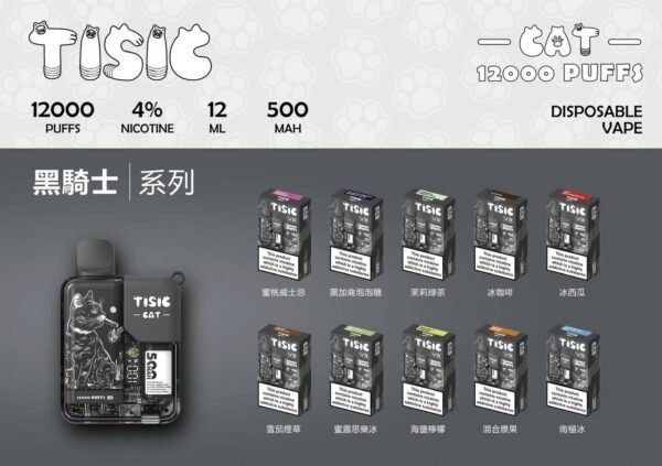 S__4005902_0 TISIC 貓咪電子菸 12000口 一性次主機