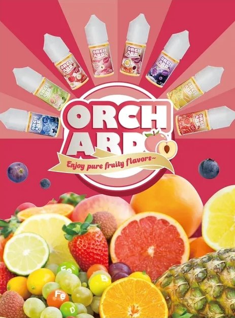 總1 日本Orchard 果園系列 煙油 30ml (30-50mg)