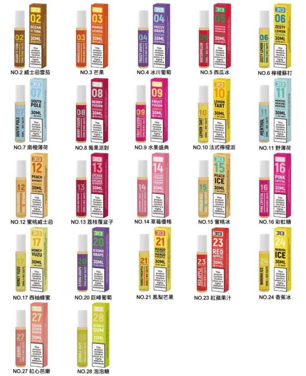 S__3022859_0 Airscram 汽泡 313系列煙油 30ml (30-50mg)