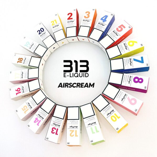 數字油 Airscram 汽泡 313系列煙油 30ml (30-50mg)